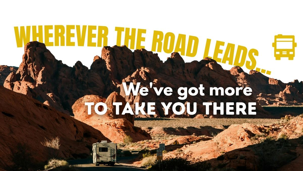 wherever the road loads we got more to get you there
